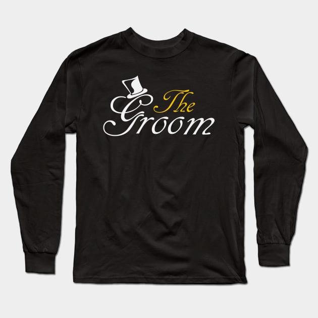 The Groom Wedding Accessories Long Sleeve T-Shirt by DepicSpirit